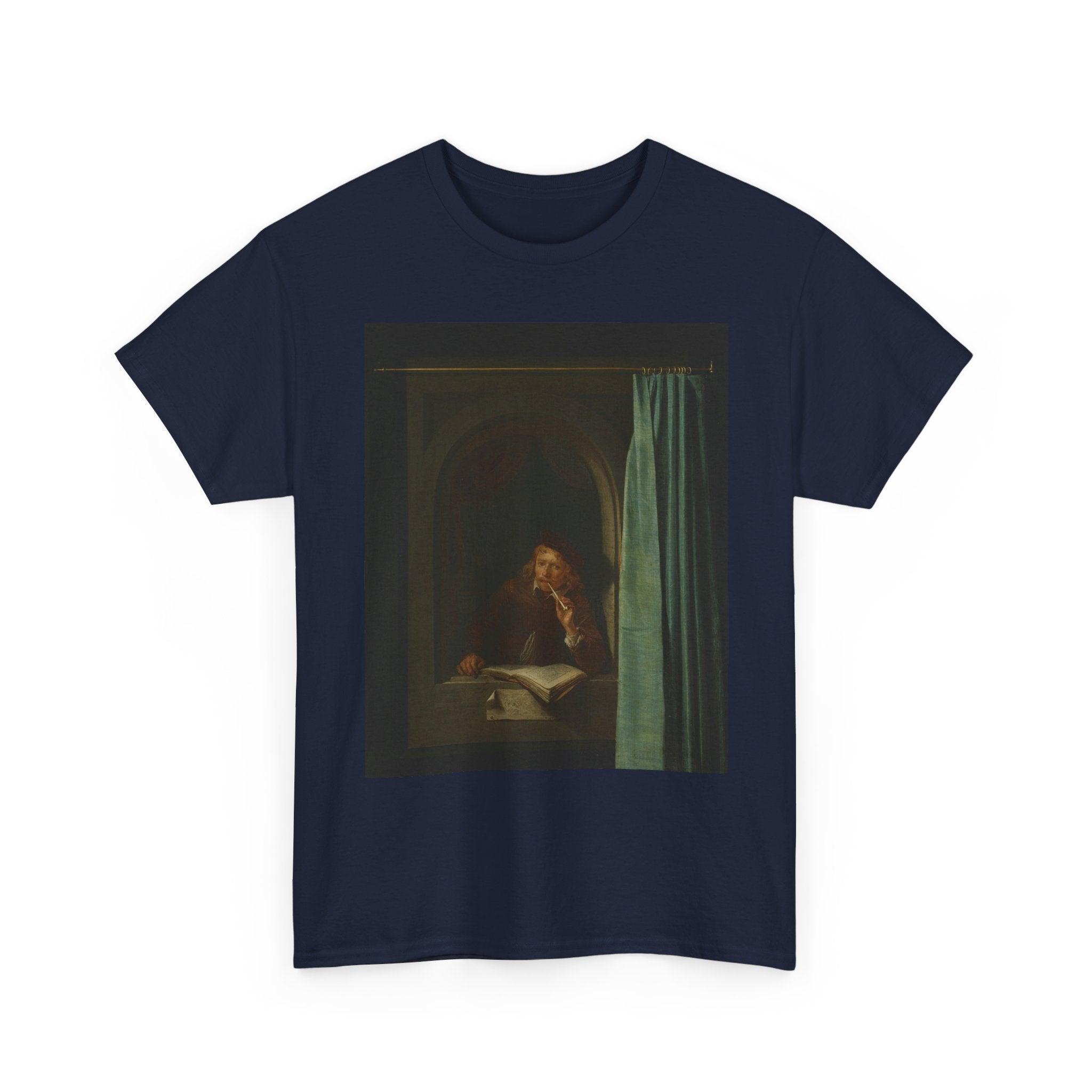 Art Tee – Man Smoking a Pipe