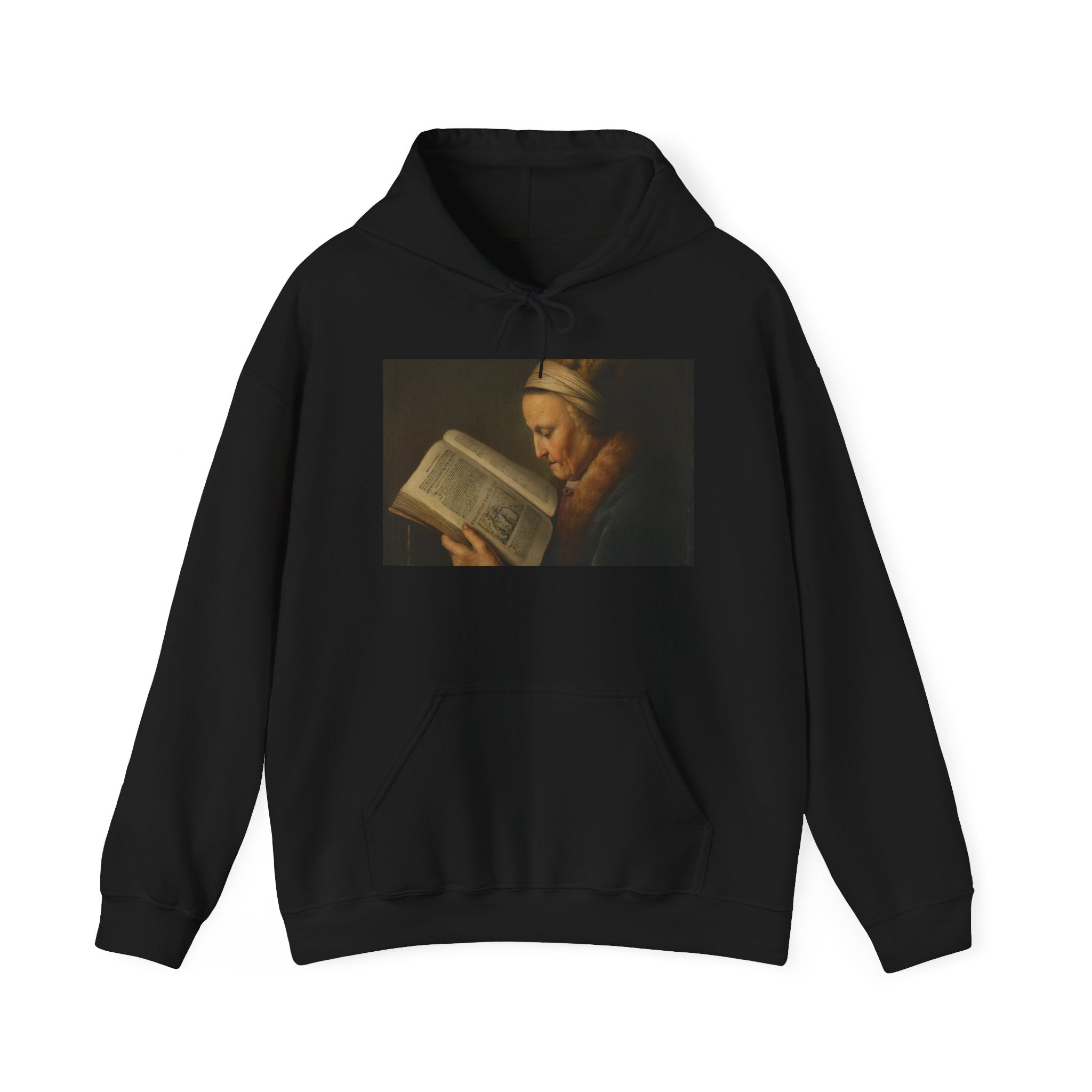 Art Hoodie – Old Woman Reading