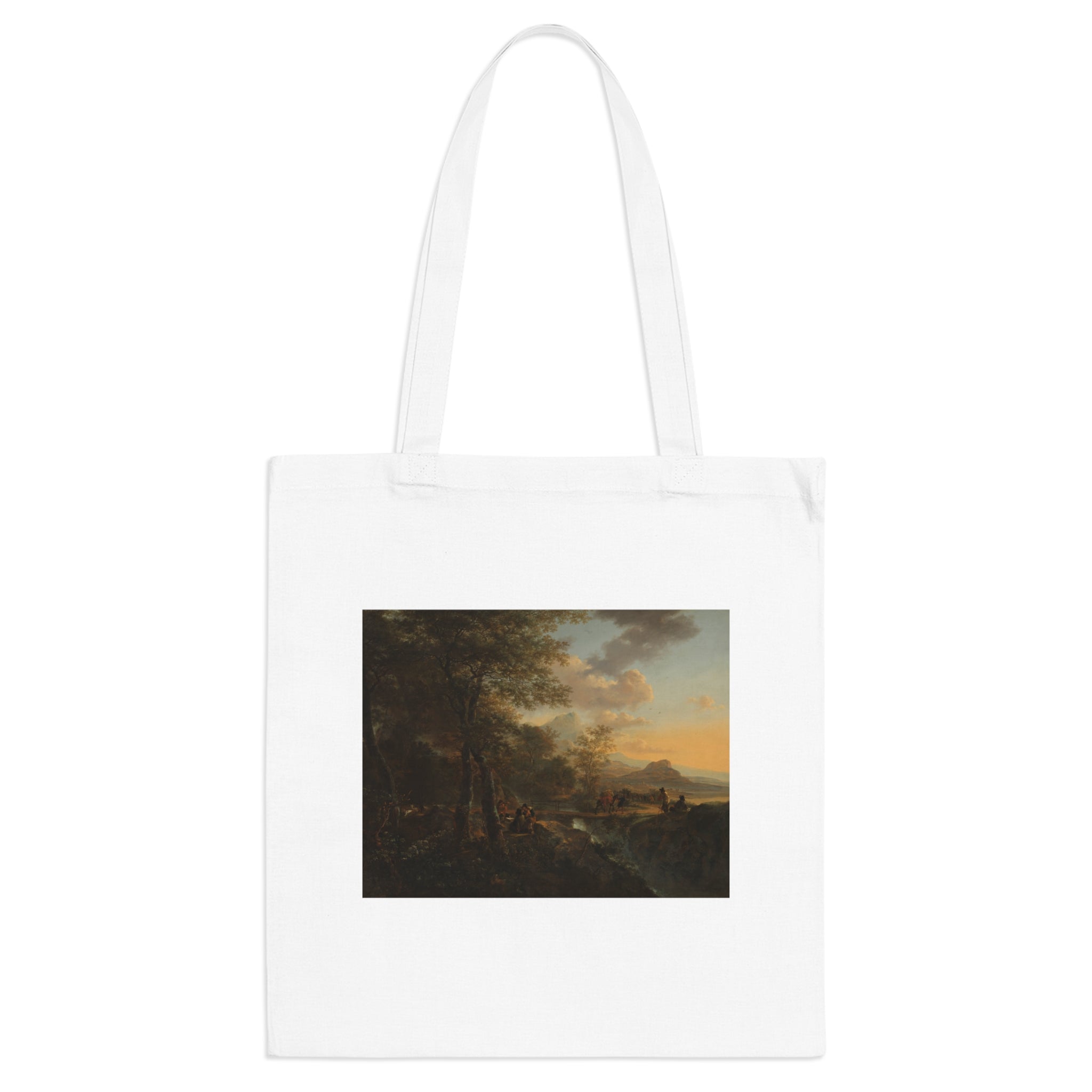 Art Tote Bag – Italian Landscape with a Draughtsman