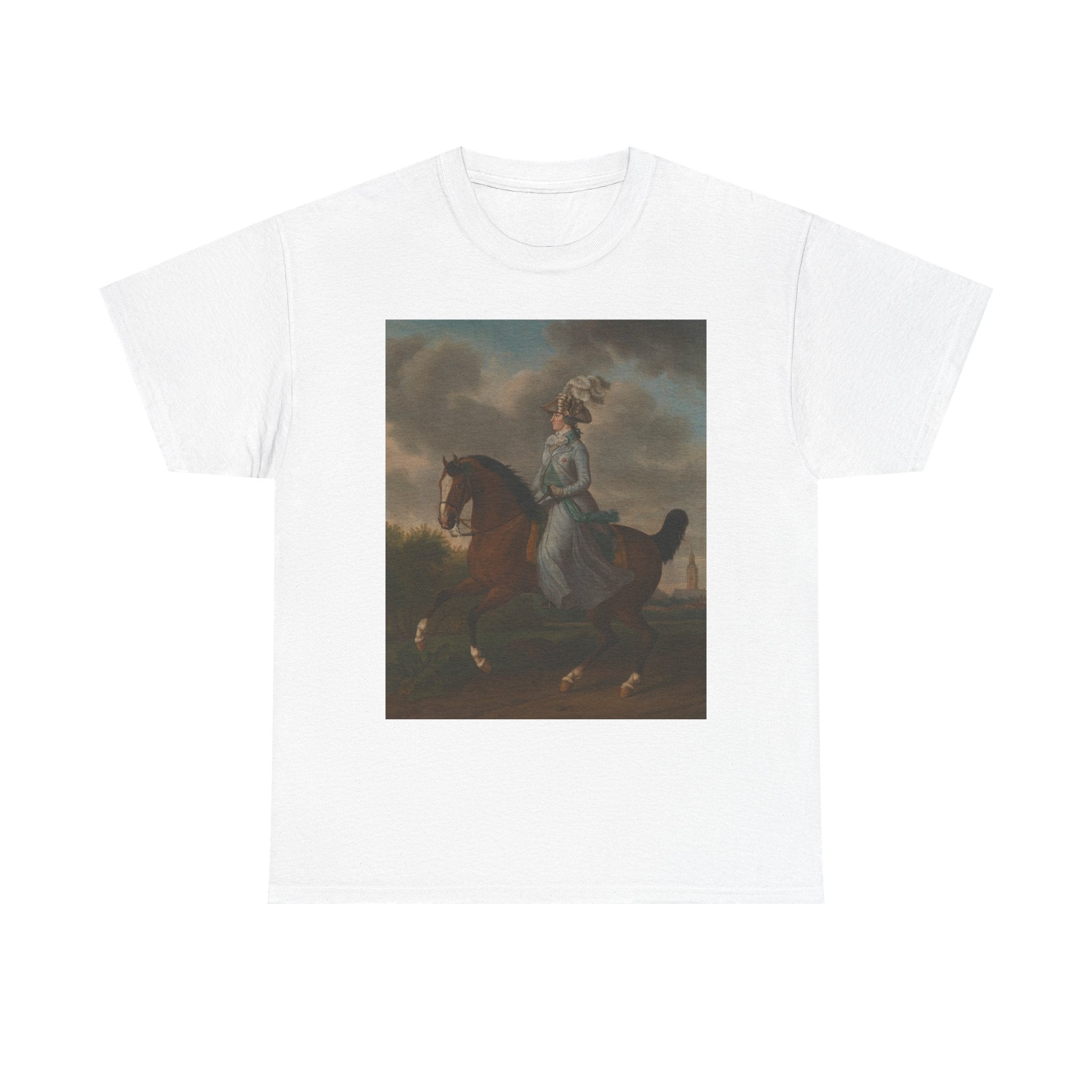 Art Tee – Frederika Sophia Wilhelmina of Pruissia (1751-1820), Equestrian portrait of the Wife of Prince Willem V