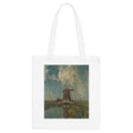 Art Tote Bag – A Windmill on a Polder Waterway, Known as ‘In the Month of July’