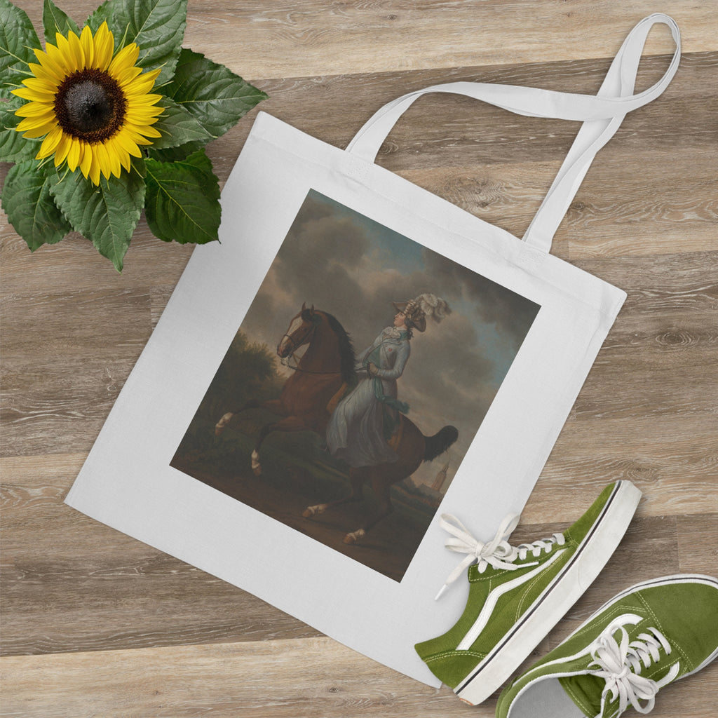 Art Tote Bag – Frederika Sophia Wilhelmina of Pruissia (1751-1820), Equestrian portrait of the Wife of Prince Willem V
