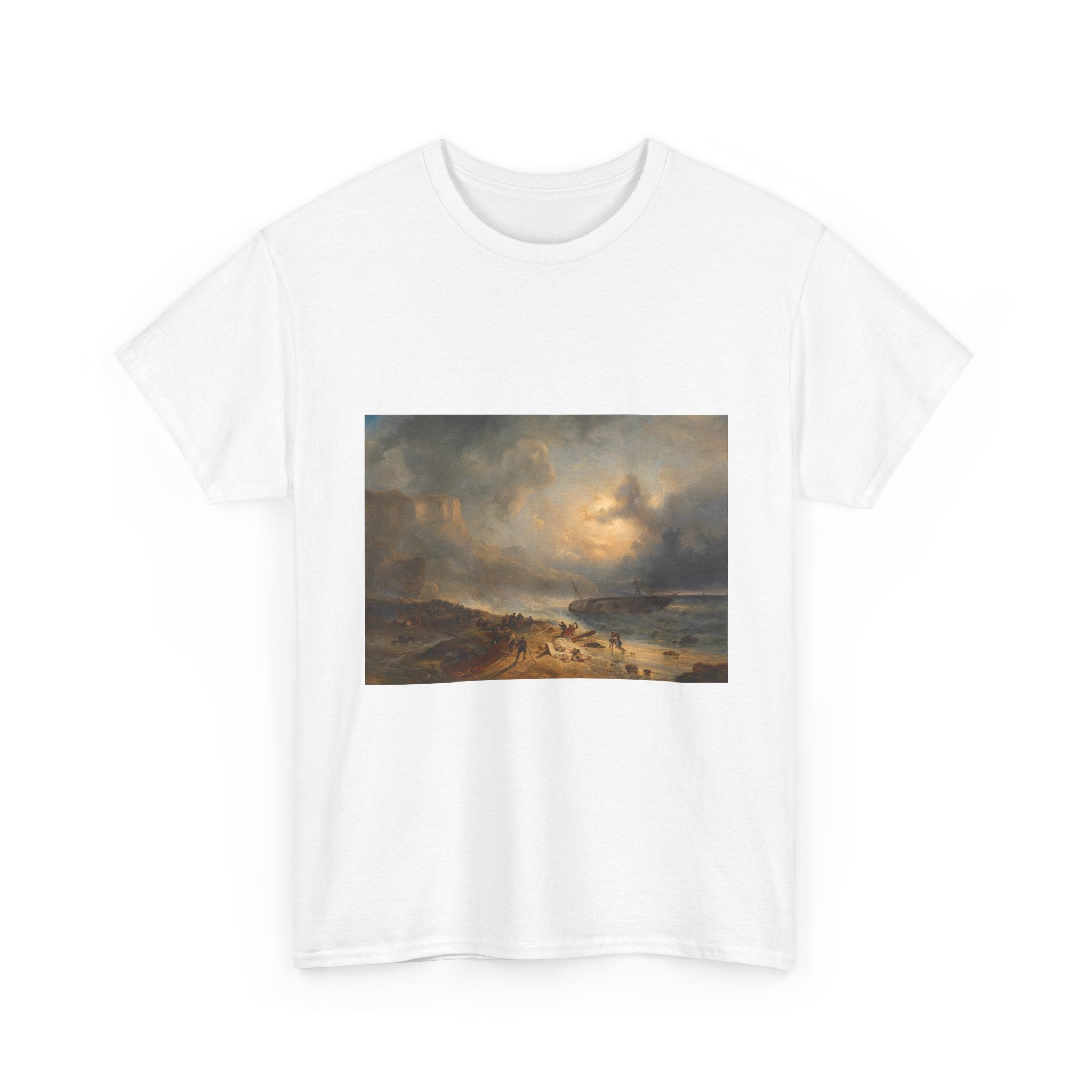 Art Tee – Shipwreck off a Rocky Coast