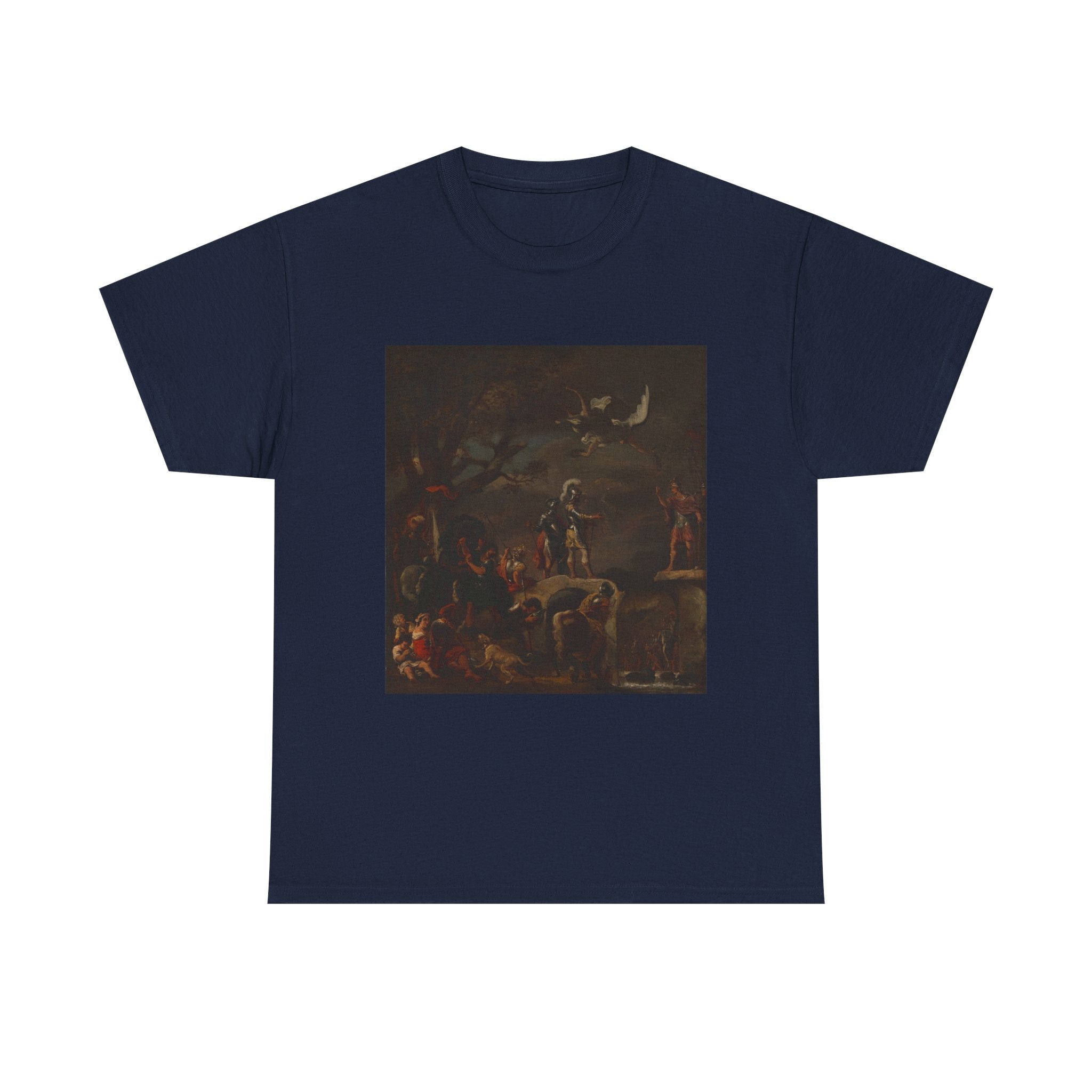 Art Tee – The Peace Negotiations between Claudius Civilis and Quintus Petillius Cerealis on the Demolished Bridge.