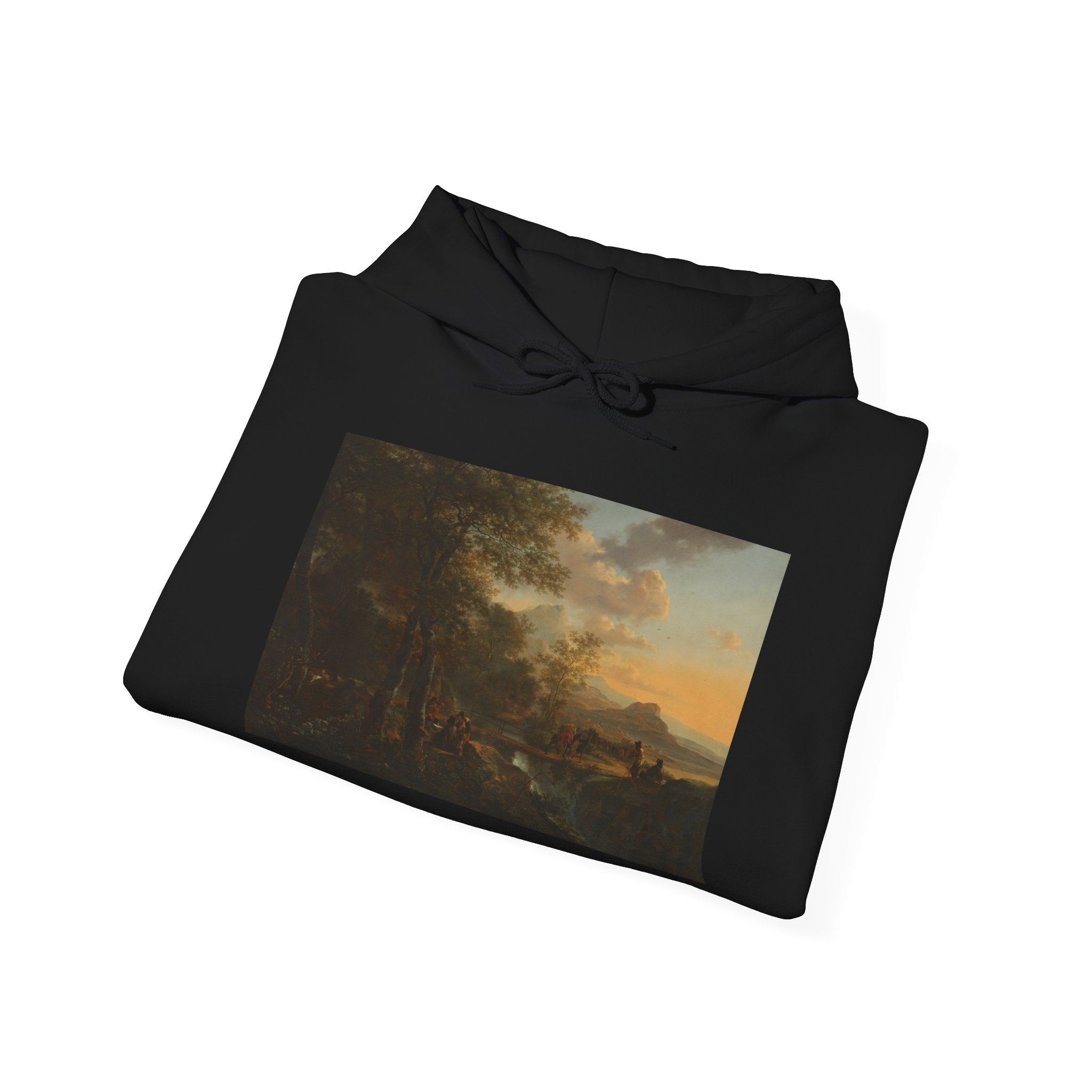Art Hoodie – Italian Landscape with a Draughtsman