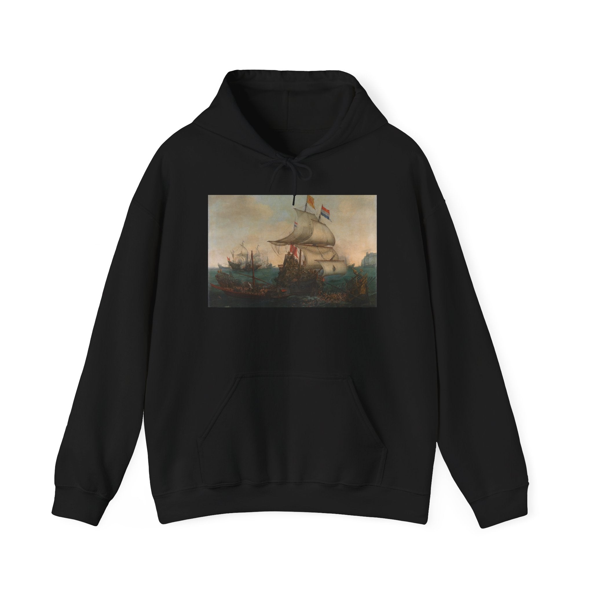 Art Hoodie – Dutch Ships Ramming Spanish Galleys near Calais, 3 October 1602