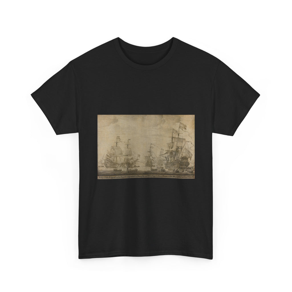 Art Tee – "Council of War aboard ""The Seven Provinces"", the Flagship of Michiel Adriaenszoon de Ruyter, 10 June 1666, preceding the Four Days' Battle: episode from the Second Anglo-Dutch War"