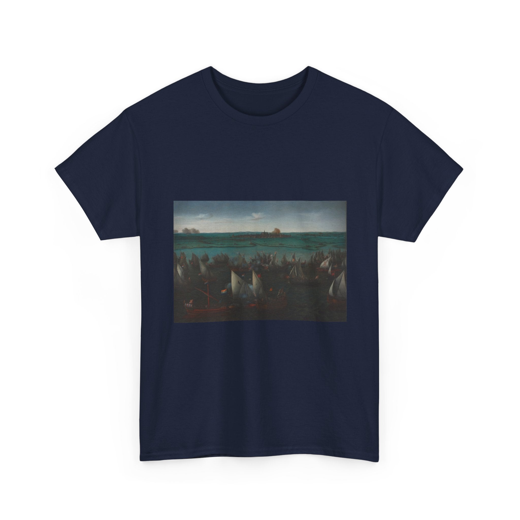 Art Tee – Battle between Dutch and Spanish Ships on the Haarlemmermeer