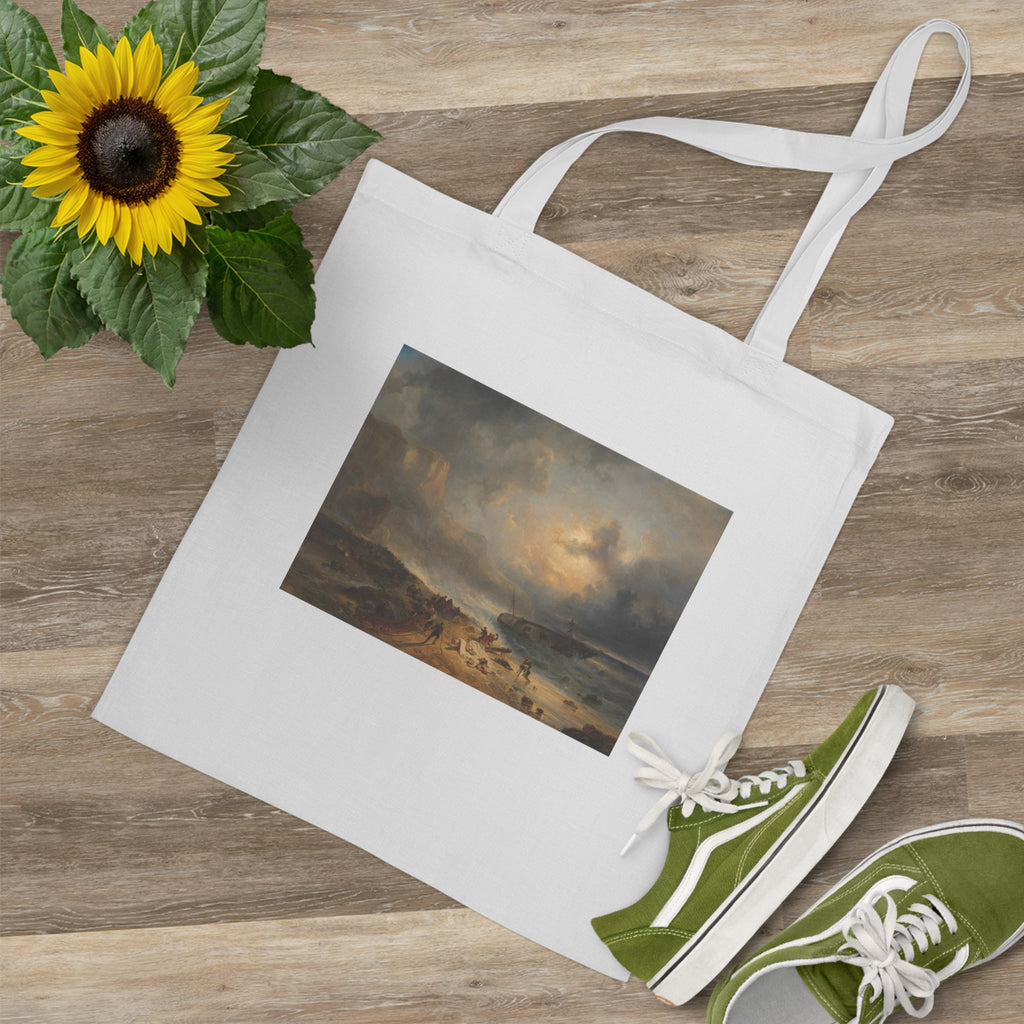 Art Tote Bag – Shipwreck off a Rocky Coast