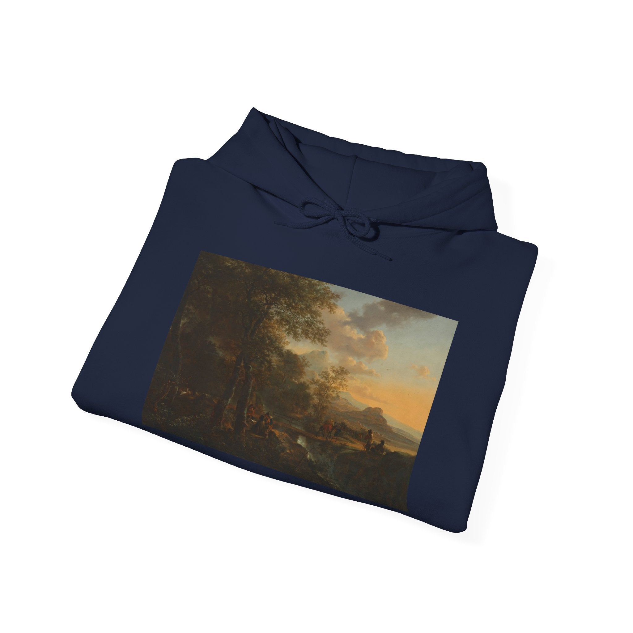 Art Hoodie – Italian Landscape with a Draughtsman