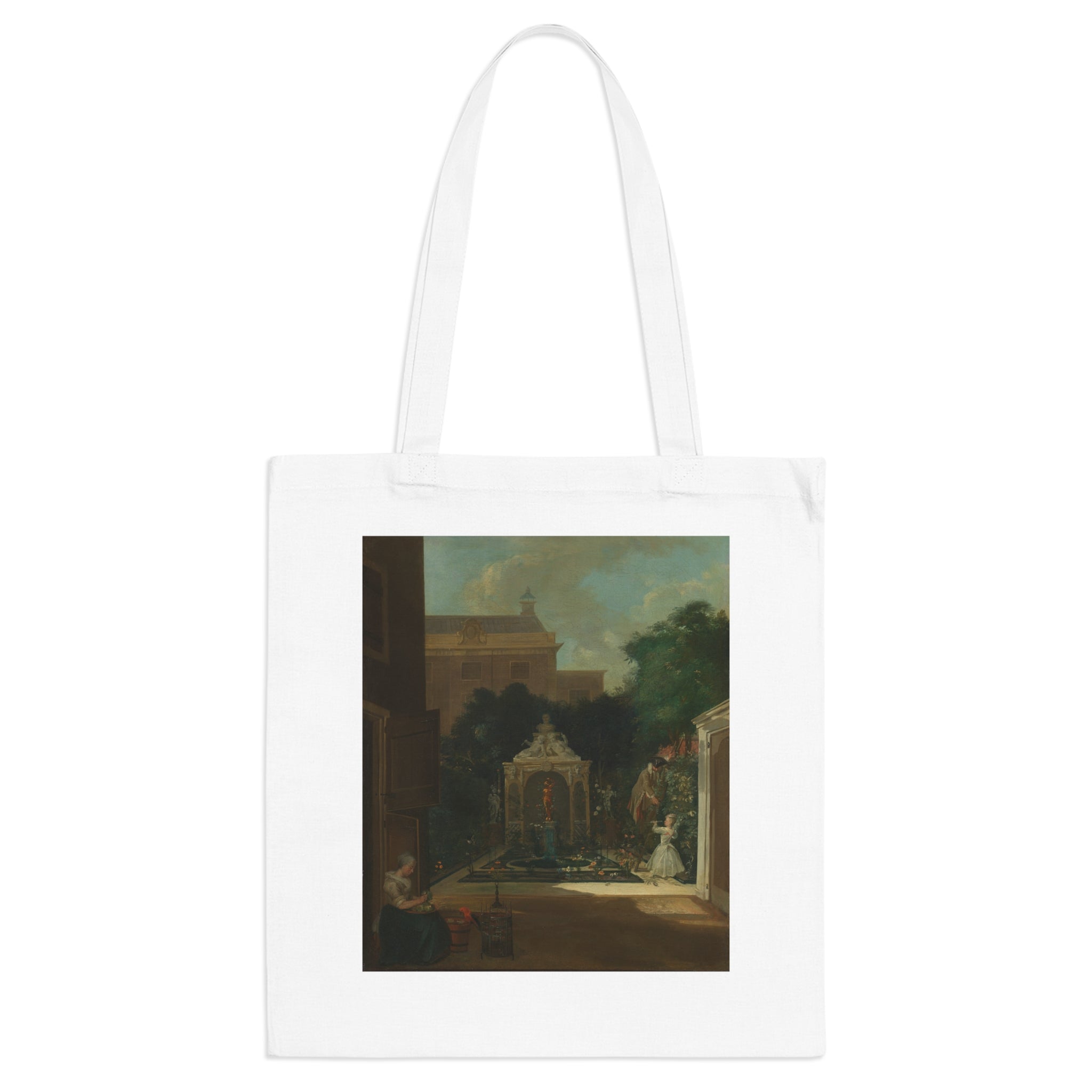 Art Tote Bag – An Amsterdam Canal House Garden