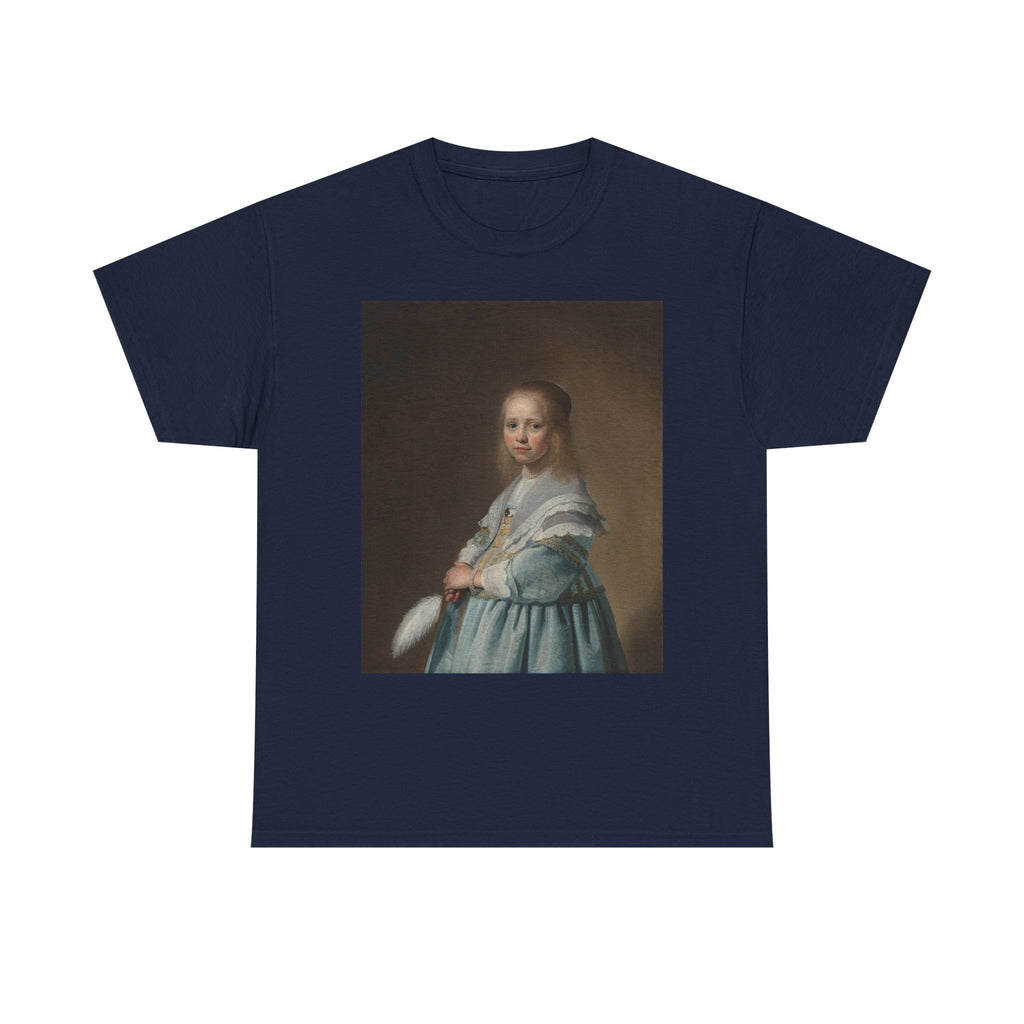 Art Tee – Portrait of a Girl Dressed in Blue