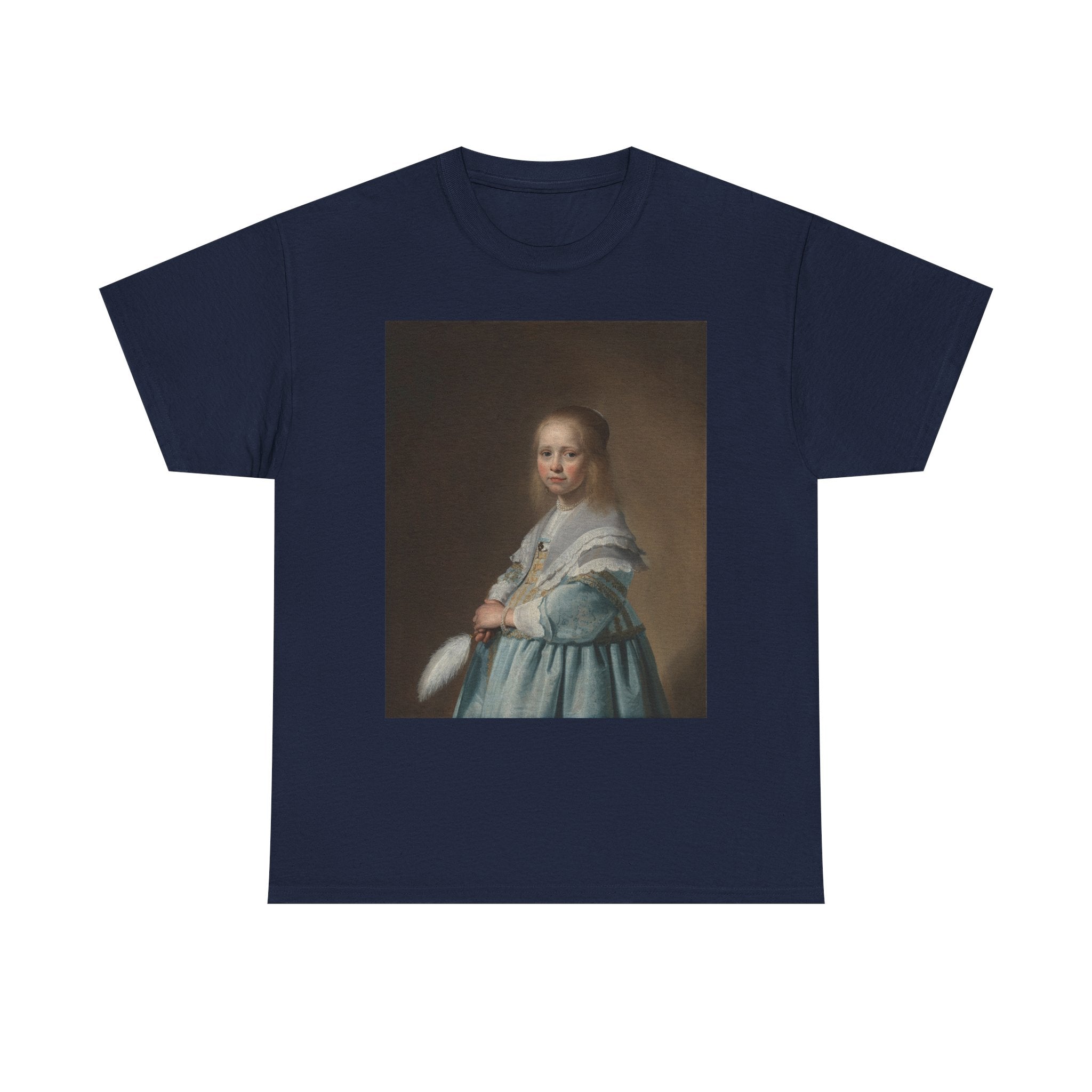 Art Tee – Portrait of a Girl Dressed in Blue