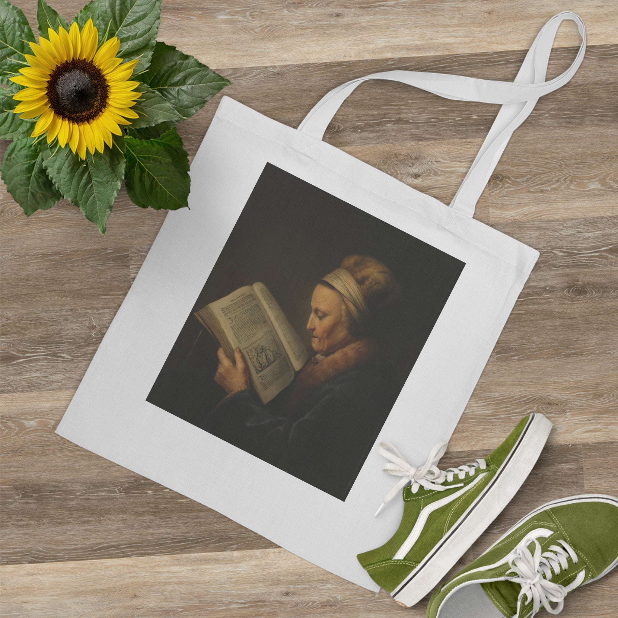 Art Tote Bag – Old Woman Reading