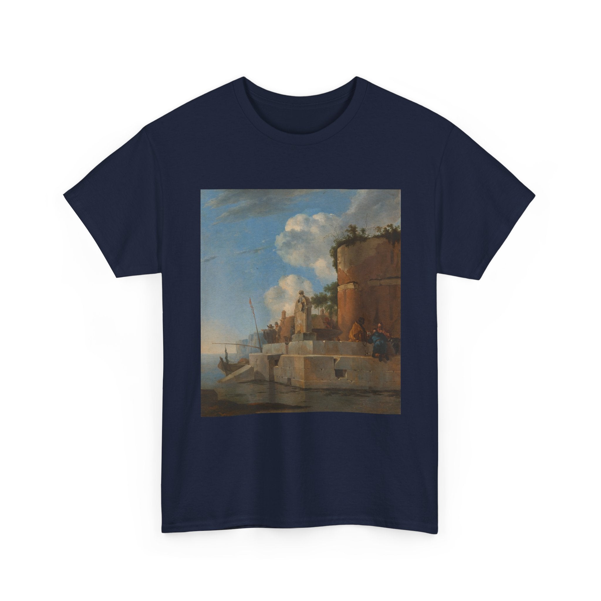 Art Tee – A Coastal Ruin in Italy