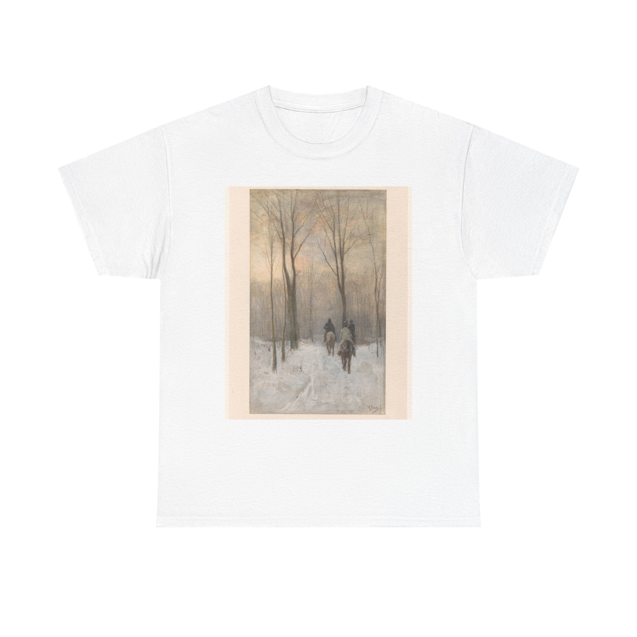 Art Tee – Riders in the Snow in the Haagse Bos