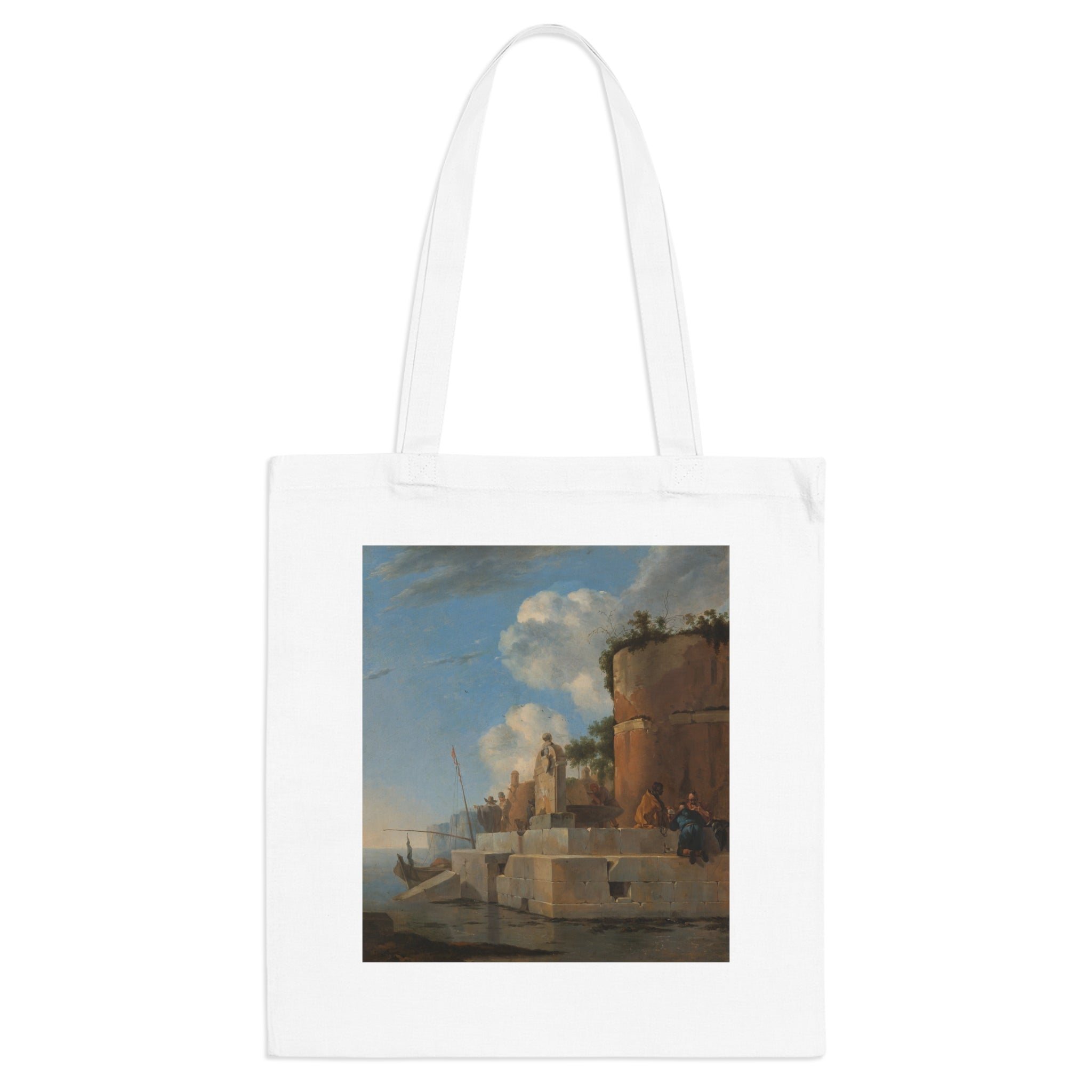 Art Tote Bag – A Coastal Ruin in Italy