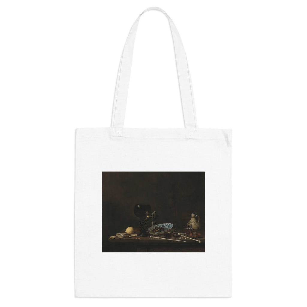 Art Tote Bag – Still Life with Roemer, Salt Cellar, Tobacco, Lemon, and Olives