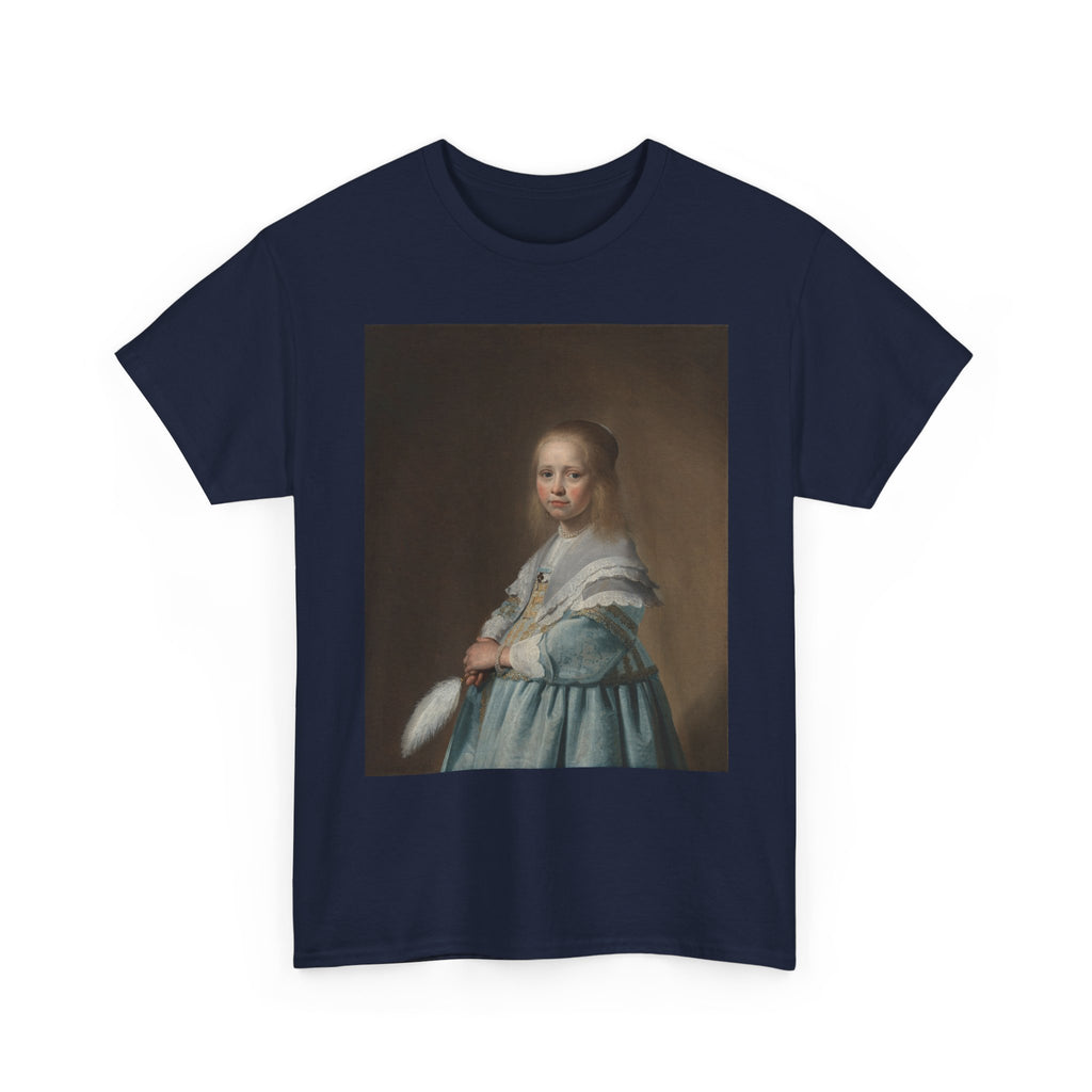 Art Tee – Portrait of a Girl Dressed in Blue