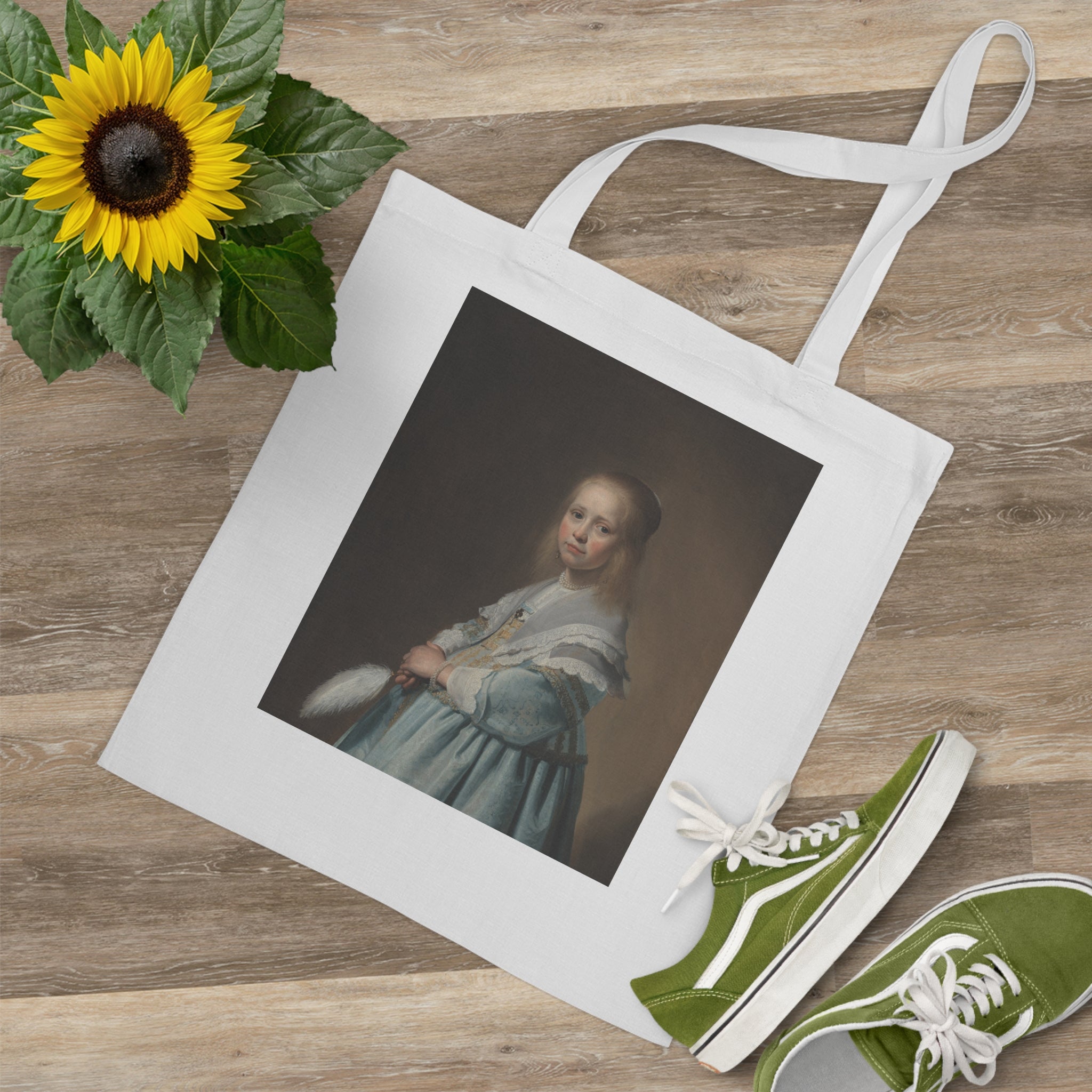 Art Tote Bag – Portrait of a Girl Dressed in Blue