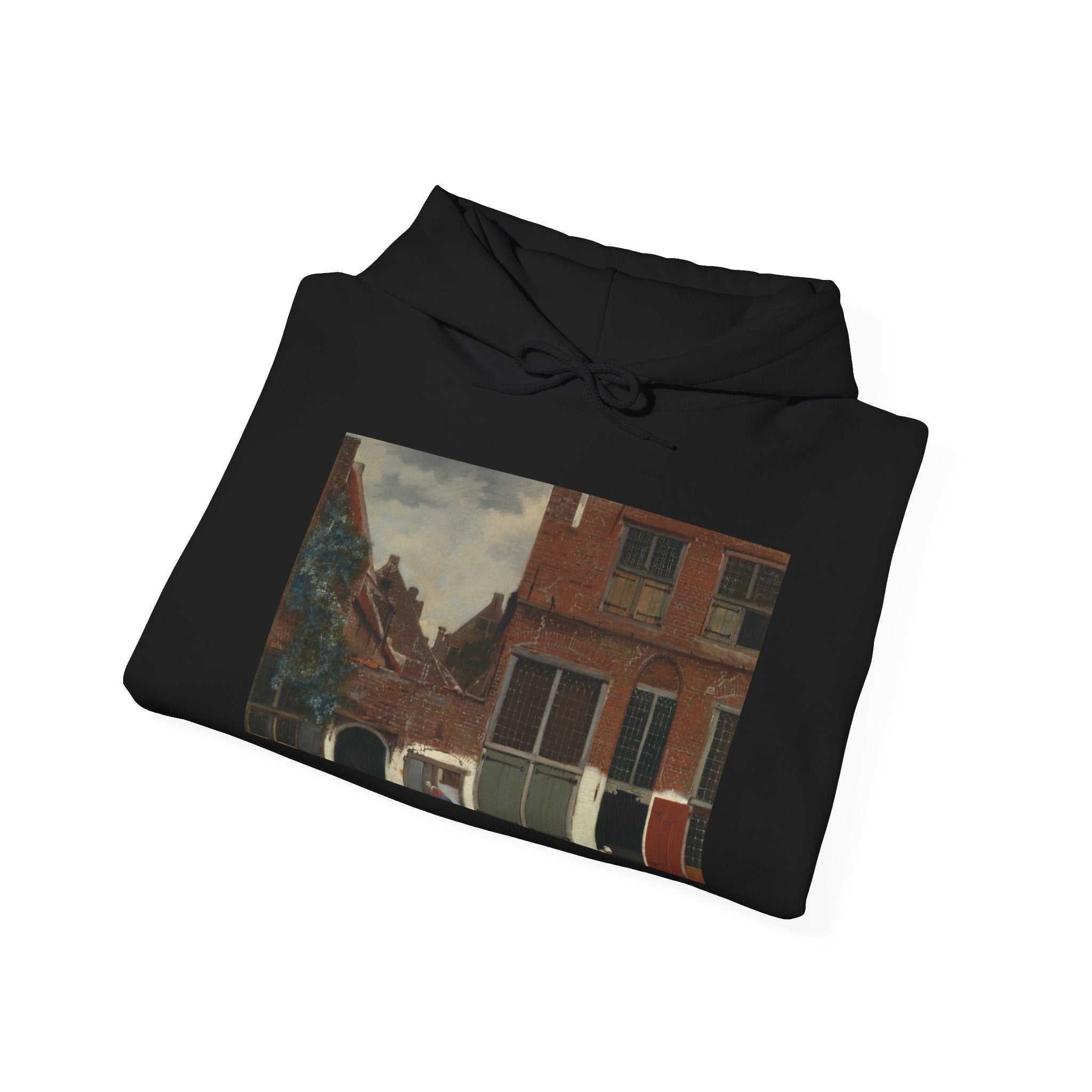 Art Hoodie – View of Houses in Delft, Known as ‘The Little Street’