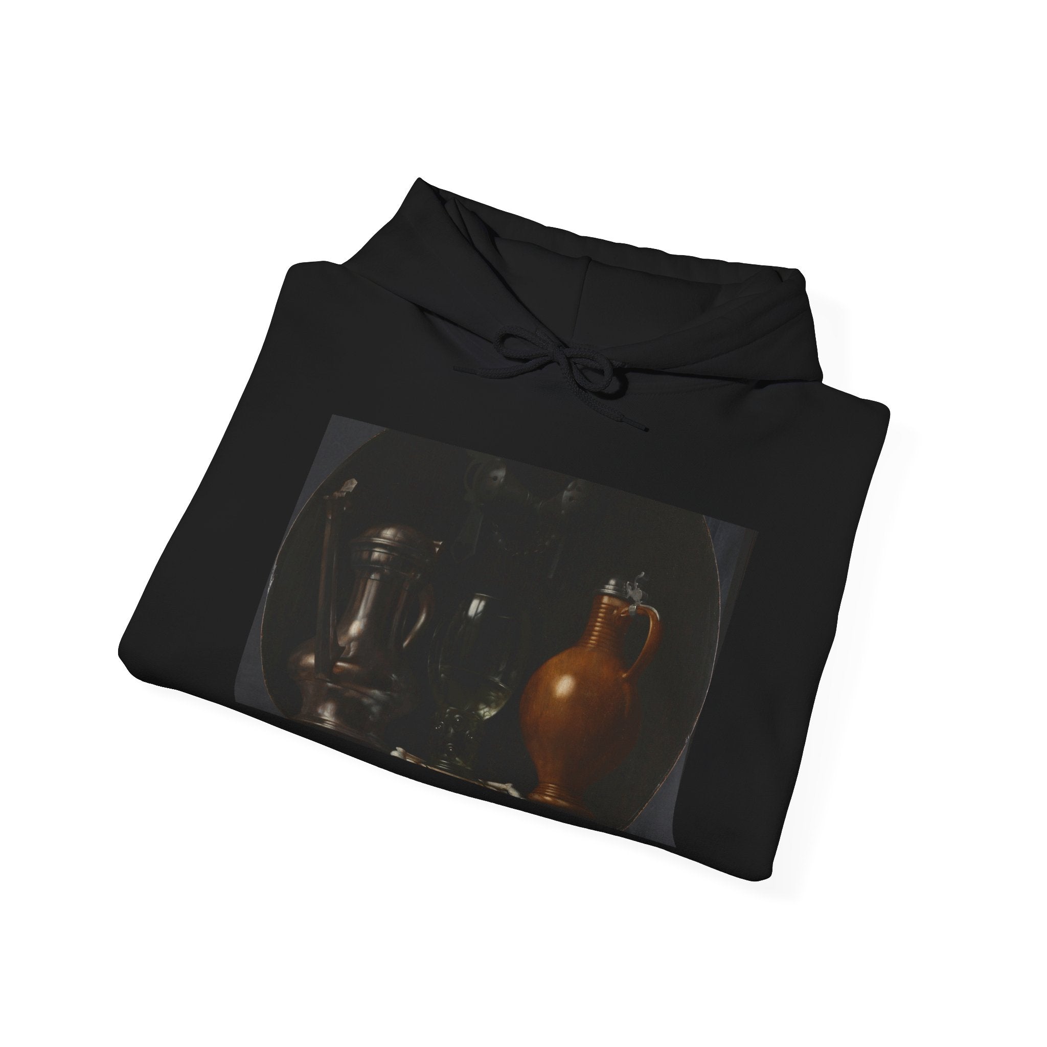 Art Hoodie – Emblematic Still Life with Flagon, Glass, Jug and Bridle