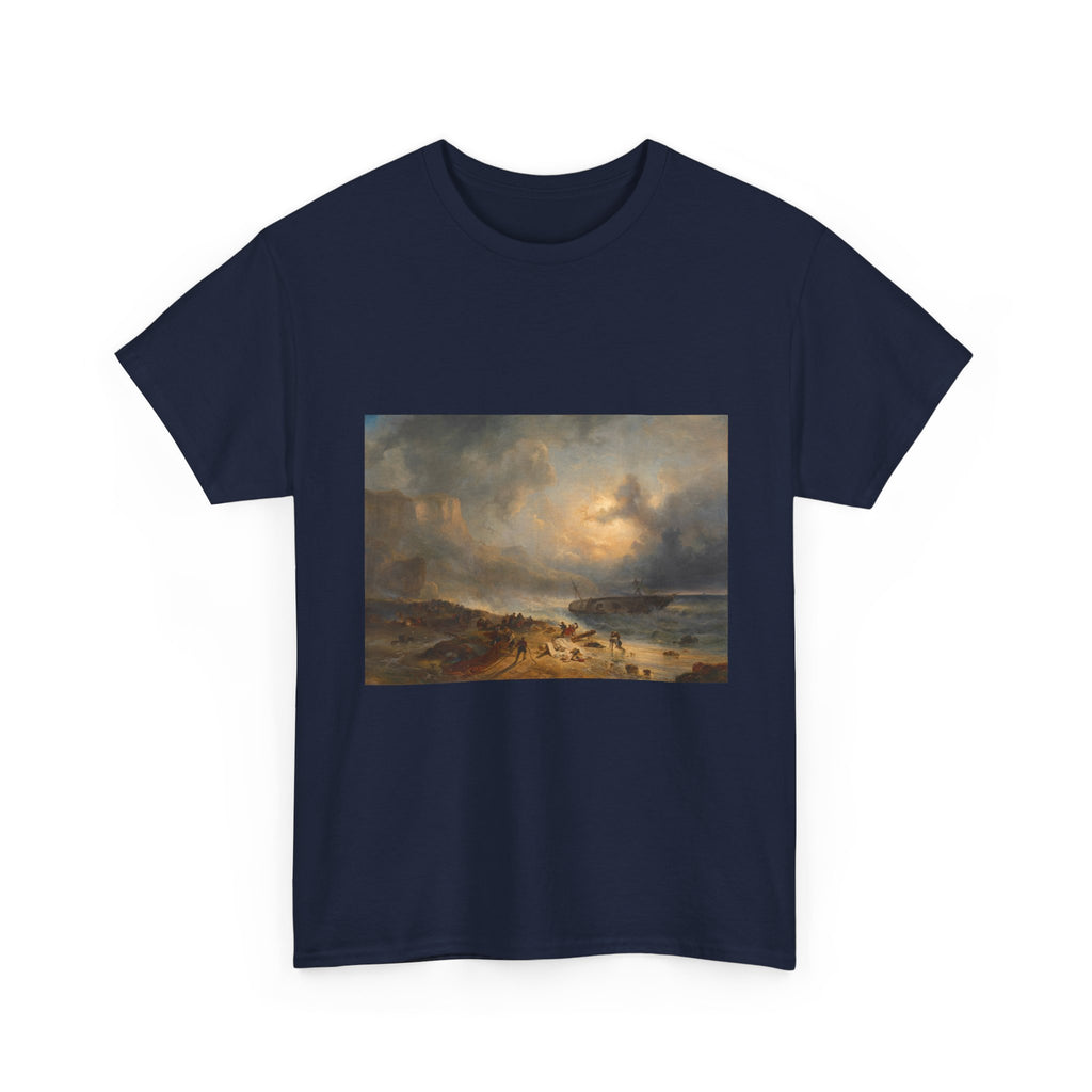 Art Tee – Shipwreck off a Rocky Coast