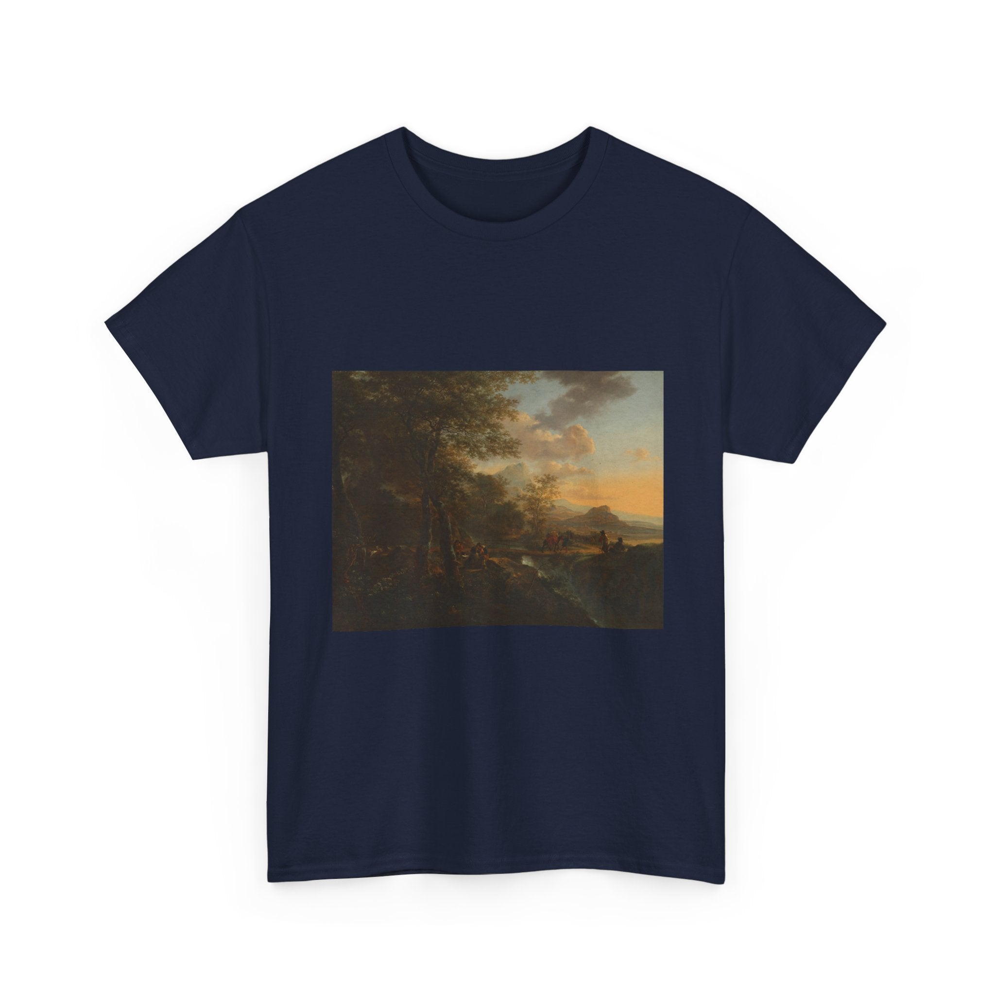 Art Tee – Italian Landscape with a Draughtsman