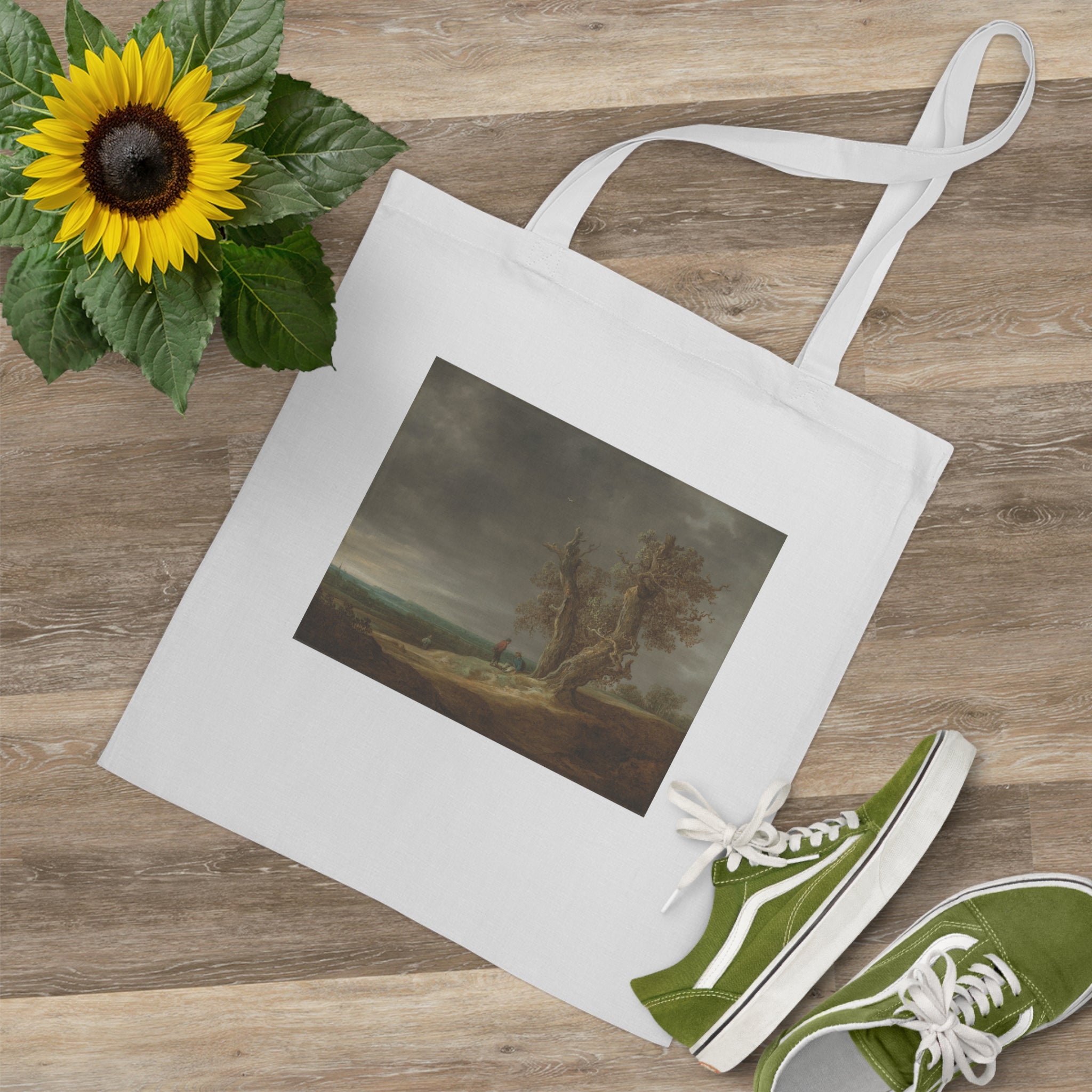 Art Tote Bag – Landscape with Two Oaks