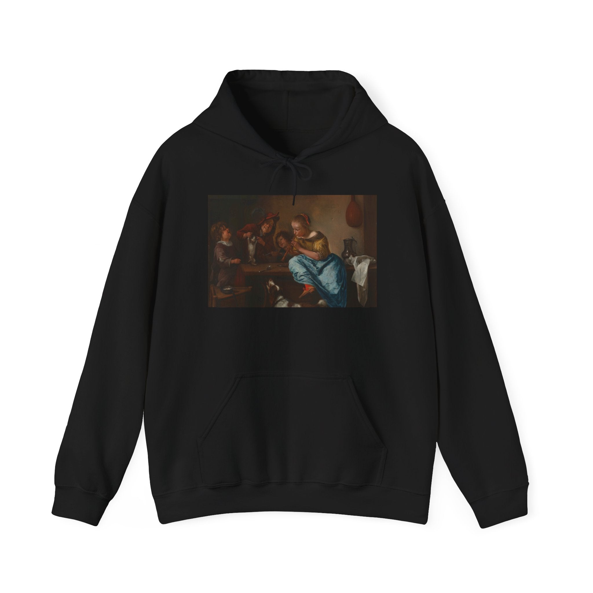 Art Hoodie – Children Teaching a Cat to Dance, Known as The Dancing Lesson